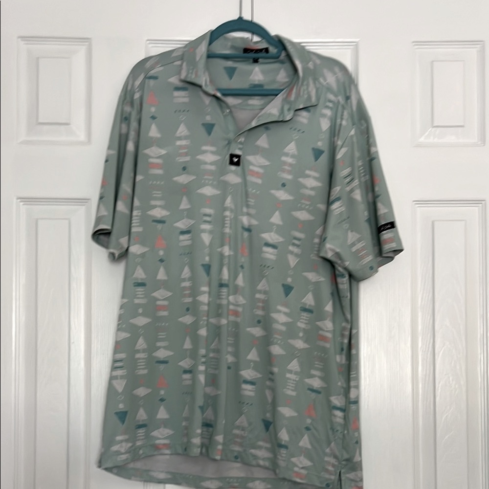 Bad Birdie Polo Shirt Casual Style Size 2XL